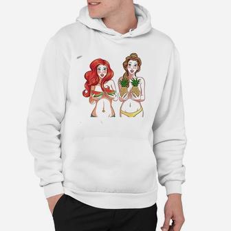 Princesses With Fruits Hoodie | Crazezy UK
