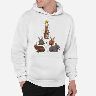 Rabbit Bunny Christmas Tree T Shirt Ornament Decor Gift Sweatshirt Hoodie | Crazezy