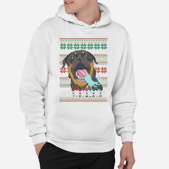 Rottweiler Ugly Christmas Sweater Design Sweatshirt Hoodie | Crazezy AU