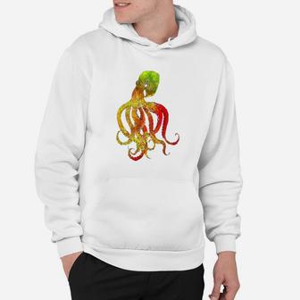 Sea Animals Squid Sea Hoodie - Thegiftio UK