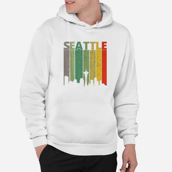 Seattle 80S Vintage Retro Seattle Skyline Hoodie | Crazezy DE