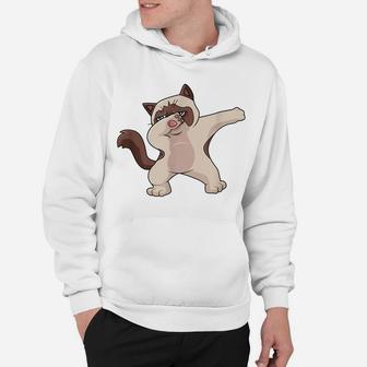 Siamese Cat Dabbing For Kids Birthday Party Gift Hoodie | Crazezy CA