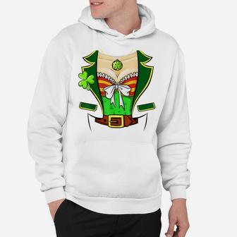 St Patrick Day Girl Tux Graphic Shirt Irish Costume Funny Hoodie | Crazezy