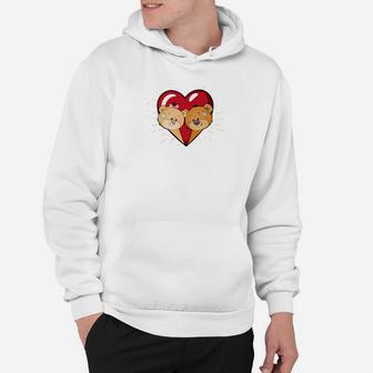 Teddy Bear Lovers Gifts Cute Valentines Day Tee Hoodie - Thegiftio