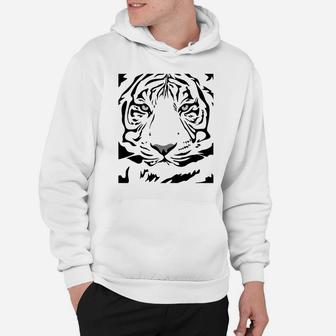 Tiger Face Sweatshirt Hoodie | Crazezy DE