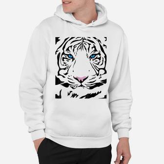 Tiger Tigress Face Fierce And Wild Beautiful Big Cat T Shirt Hoodie | Crazezy DE
