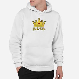 Uncle To Be Little Royal Prince Baby Shower Party Hoodie - Thegiftio UK