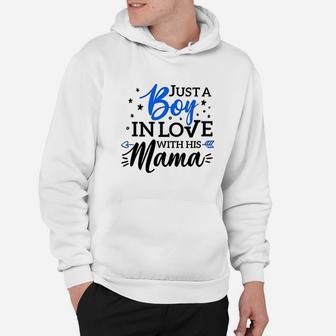 Ust A Boy In Love With His Mama Raglan Hoodie | Crazezy