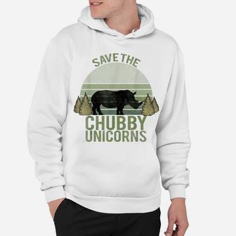 Vintage Retro Tshirt, Save The Chubby Unicorns T-Shirt Hoodie | Crazezy DE
