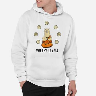 Volley Llama Lover Cute Volleyball Team For Girls Hoodie | Crazezy CA