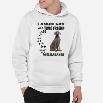 Weimaraner Quote Mom Weim Dad Costume, Cute Grey Hunting Dog Sweatshirt Hoodie | Crazezy DE