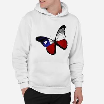 Women Butterfly Flag Print Hoodie | Crazezy