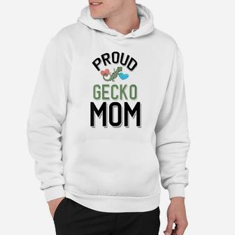 Womens Cute Pet Gecko Owner - Proud Gecko Mom Hoodie | Crazezy UK