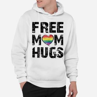 Womens Womens Free Mom Hugs Cute Lgbt Pride Gay Gift Hoodie | Crazezy CA