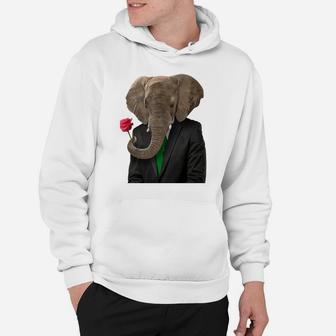 Zoo Gangs Elephant Casual And Comfy Graphic Print Tee Hoodie - Thegiftio UK