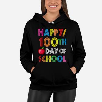100Th Day Of School Shirt For Teachers Kids Happy 100 Days Raglan Baseball Tee Women Hoodie | Crazezy UK