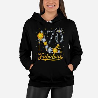 70 And & Fabulous 1952 70Th Birthday Tee Gifts For Lady Girl Women Hoodie | Crazezy DE