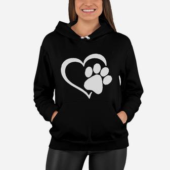 Best Mom Ever Pet Lovers Paw Print Gift For Mom Women Hoodie - Seseable