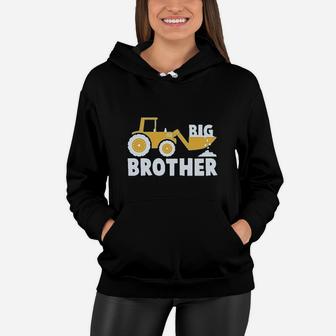 Big Brother Gift Tractor Loving Boy Women Hoodie | Crazezy CA