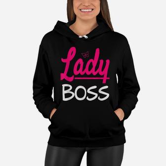 Boss Supervisor Leader Manager Lady Friend Butterfly Girl Women Hoodie | Crazezy DE