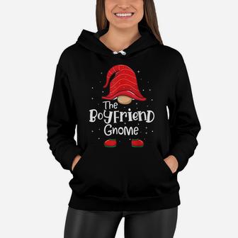 Boyfriend Gnome Funny Christmas Matching Family Pajama Women Hoodie | Crazezy UK