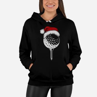 Christmas Golf Ball Santa Hat Xmas Boys Men Pajama Tee Women Hoodie | Crazezy