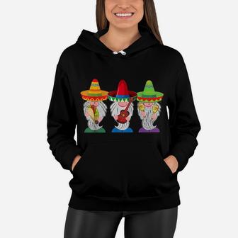 Cinco De Mayo Gnome Tacos Mexican Gift Men Women Kids Women Hoodie | Crazezy