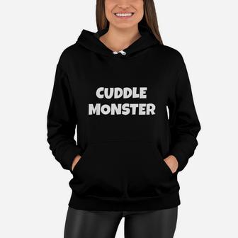 Cuddle Monster Love Boyfriend Girlfriend Women Hoodie | Crazezy DE