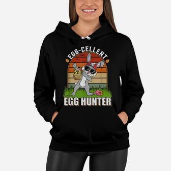 Egg Hunter Dabbing Rabbit Easter Day Eggs Dab Boys Girls Kid Women Hoodie | Crazezy DE