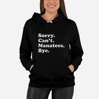 Funny Manatee Gift For Men Women Boys Or Girls Women Hoodie | Crazezy DE