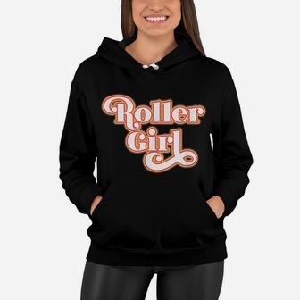 Groovy Vintage 70S Roller Disco Retro Roller Girl Women Hoodie | Crazezy CA