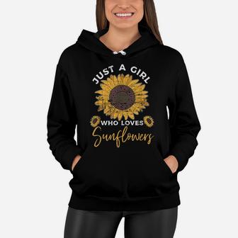 Hippie Florist Girls Women Sunshine Yellow Flower Sunflower Women Hoodie | Crazezy
