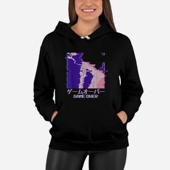 Japanese Boy Game Over Aesthetic Women Hoodie | Crazezy AU