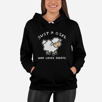 Just A Girl Who Loves Sheep Women Hoodie | Crazezy CA