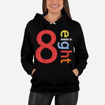 Kids Cool 8Th Birthday Gift Eight Years Old Boys & Girls 8Th Bday Women Hoodie | Crazezy DE