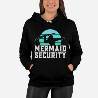 Mermaid Security Shirt Mens Boys Swim Team Gift Swimmer Women Hoodie | Crazezy AU