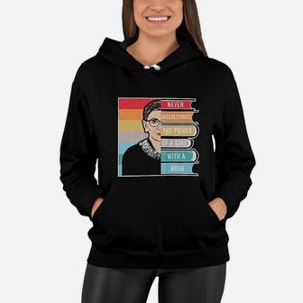Never Underestimate The Power Of A Girl With A Book Women Hoodie | Crazezy