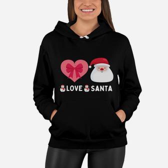 Peace Love Christmas Santa Women Men Kid Cute Holiday Sweatshirt Women Hoodie | Crazezy DE
