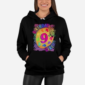 Perfect For A 9 Year Old Birthday Girl To Wear At Her Birthd Women Hoodie | Crazezy