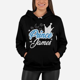 Prince James Funny Family Name, Birthday Gift For Boys Women Hoodie | Crazezy