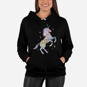 Rainbow Animal Fairy Unicorn Lover Girls Women Gift Unicorn Women Hoodie | Crazezy CA