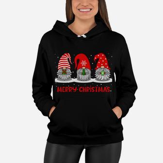 Santa Claus Garden Gnome Merry Christmas Boys Girls Kids Women Hoodie | Crazezy CA