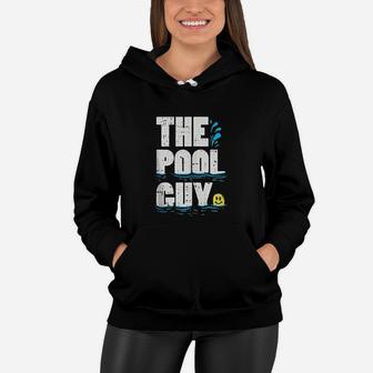 Summer Pool Guy Funny Swimming Pool Boy Women Hoodie - Thegiftio UK
