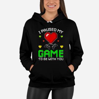 Video Gamer Heart Controller Valentine's Day Kid Boys Gaming Women Hoodie - Monsterry AU