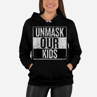Women Men Retro Vintage Unmask Our Kids Women Hoodie | Crazezy CA