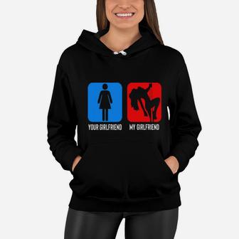 Your Girlfriend Is So Simple But My Girl Friend Is A Stripper Women Hoodie - Monsterry CA