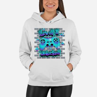 11 Year Old 11Th Video Gamer Gaming Birthday Party Boys Girl Women Hoodie | Crazezy CA