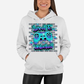 12 Year Old 12Th Video Gamer Gaming Birthday Party Boys Girl Women Hoodie | Crazezy AU