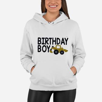 Birthday Boy Construction Women Hoodie | Crazezy CA