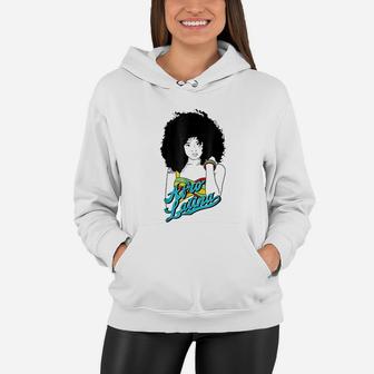 Black Girl With Natural Hair Women Hoodie | Crazezy AU